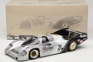 Porsche 956L #21 Rollei A. de Cadenet / C. Ballot-Lena 24 Hours of Le Mans 1984 Minichamps 1:18 183846921 Metal — billede 8 af 8