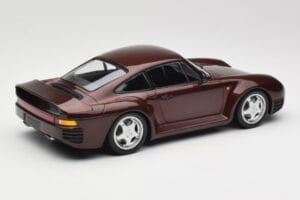 Porsche 959 Dark Red Metallic Minichamps 1:18 155066204 Metal — billede 2 af 6