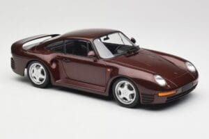 Porsche 959 Dark Red Metallic Minichamps 1:18 155066204 Metal — billede 3 af 6