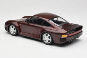 Porsche 959 Dark Red Metallic Minichamps 1:18 155066204 Metal — billede 4 af 6