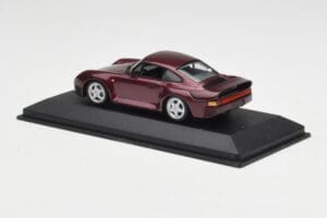 Porsche 959 Dark Red Metallic Minichamps 1:43 400062525 Metal — billede 3 af 4