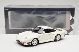 Porsche 959 Grand Prix White Minichamps 1:18 155066202 Metal — billede 6 af 6