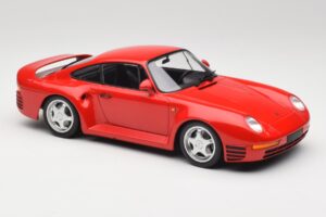 Porsche 959 Guards Rød Minichamps 1:18 155066200 Metal — billede 4 af 6