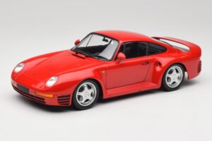 Porsche 959 Guards Rød Minichamps 1:18 155066200 Metal