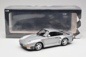 Porsche 959 Sølv Metallic Minichamps 1:18 155066201 Metal — billede 6 af 6