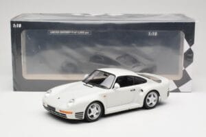 Porsche 959 White Metallic Minichamps 1:18 155066206 Metal — billede 6 af 6