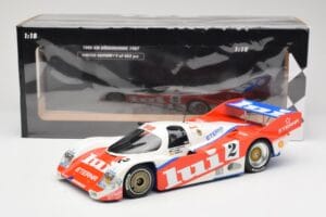 Porsche 962 #2 Brun Motorsport J. Mass / O. Larrauri 1000km Nürburgring 1987 Minichamps 1:18 155876502 Metal — billede 6 af 6