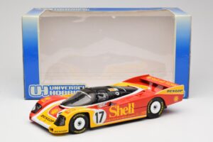 Porsche 962C Group C #17 D. Bell / H-J. Stuck / K. Ludwig 24 Hours of Le Mans 1988 Universal Hobbies 1:18 4704 Metal — billede 8 af 8