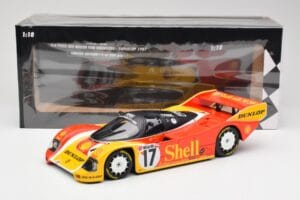 Porsche 962C #17 H-J. Stuck / D. Bell 3rd Place 200 Miles of Nürnberg Supercup 1987 Minichamps 1:18 155876517 Metal — billede 6 af 6