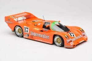 Porsche 962C #17 Jägermeister T. Boutsen / F. Jelinski 1000km Spa 1986 Minichamps 1:18 155866517 Metal — billede 4 af 6