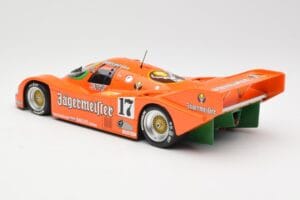 Porsche 962C #17 Jägermeister T. Boutsen / F. Jelinski 1000km Spa 1986 Minichamps 1:18 155866517 Metal — billede 5 af 6