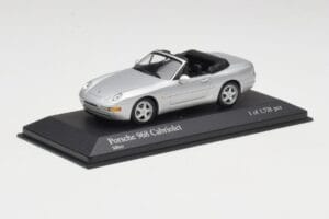 Porsche 968 Sølv Minichamps 1:43 400062332 Metal — billede 2 af 4