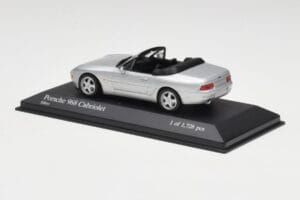 Porsche 968 Sølv Minichamps 1:43 400062332 Metal — billede 3 af 4