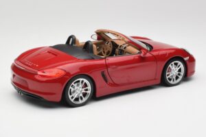 Porsche Boxster 981 S Guards Rød Minichamps 1:18 110062031 Metal — billede 3 af 8