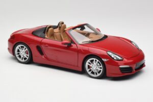 Porsche Boxster 981 S Guards Rød Minichamps 1:18 110062031 Metal — billede 6 af 8