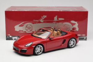 Porsche Boxster 981 S Guards Rød Minichamps 1:18 110062031 Metal — billede 8 af 8