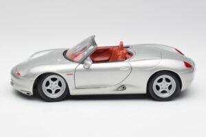 Porsche Boxster 986 Sølv Maisto 1:18 37800-M3 Metal — billede 4 af 8