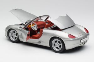 Porsche Boxster 986 Sølv Maisto 1:18 37800-M3 Metal — billede 5 af 8