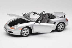 Porsche Boxster 986 Cabriolet Arctic Sølv Metallic UT Models 1:18 27852 Metal — billede 2 af 8