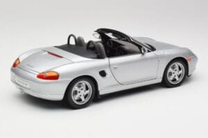 Porsche Boxster 986 Cabriolet Arctic Sølv Metallic UT Models 1:18 27852 Metal — billede 3 af 8