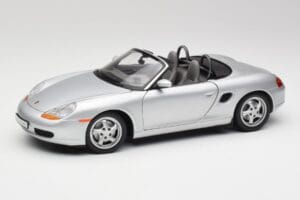Porsche Boxster 986 Cabriolet Arctic Sølv Metallic UT Models 1:18 27852 Metal