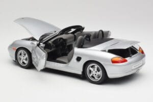 Porsche Boxster 986 Cabriolet Arctic Sølv Metallic UT Models 1:18 27852 Metal — billede 5 af 8