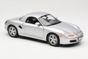 Porsche Boxster 986 Hard Top Sølv UT Models 1:18 27854 Metal — billede 6 af 8
