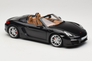 Porsche Boxster S 981 Basalt Black Minichamps 1:18 WAP0210160C Metal — billede 6 af 8