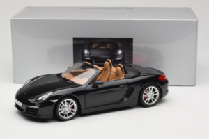 Porsche Boxster S 981 Basalt Black Minichamps 1:18 WAP0210160C Metal — billede 8 af 8