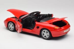 Porsche Boxster S 986 Guards Rød UT Models 1:18 27861-M1 Metal — billede 5 af 8