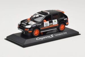 Porsche Cayenne 955 S Transsyberia #10 Sort Orange 2008 Minichamps 1:43 WAP02001819 Metal — billede 2 af 4