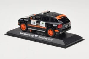 Porsche Cayenne 955 S Transsyberia #10 Sort Orange 2008 Minichamps 1:43 WAP02001819 Metal — billede 3 af 4