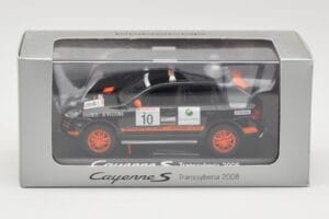 Porsche Cayenne 955 S Transsyberia #10 Sort Orange 2008 Minichamps 1:43 WAP02001819 Metal — billede 4 af 4