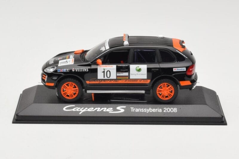 Porsche Cayenne 955 S Transsyberia #10 Sort Orange 2008 Minichamps 1:43 WAP02001819 Metal