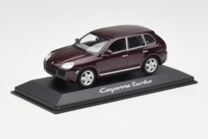 Porsche Cayenne 955 Turbo Mørkerød Minichamps 1:43 WAPC2000113 Metal — billede 2 af 4