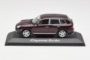 Porsche Cayenne 955 Turbo Mørkerød Minichamps 1:43 WAPC2000113 Metal