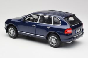 Porsche Cayenne S 9PA Dark Sea Blå Metallic Maisto 1:18 31635 Metal — billede 7 af 8