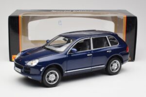 Porsche Cayenne S 9PA Dark Sea Blå Metallic Maisto 1:18 31635 Metal — billede 8 af 8