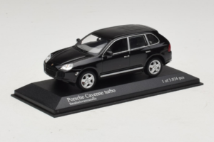 Porsche Cayenne 955 Turbo Black Metallic Minichamps 1:43 400061080 Metal — billede 2 af 5