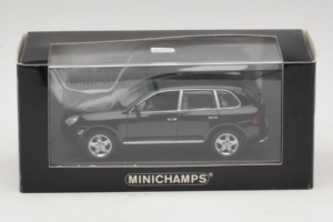 Porsche Cayenne 955 Turbo Black Metallic Minichamps 1:43 400061080 Metal — billede 5 af 5