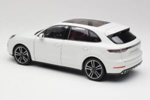 Porsche Cayenne 9YA Turbo Hvid Metallic Minichamps 1:18 155042560 Metal — billede 7 af 8