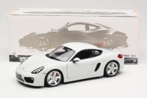 Porsche Cayman 981 Hvid Minichamps 1:18 113062221 Metal — billede 8 af 8