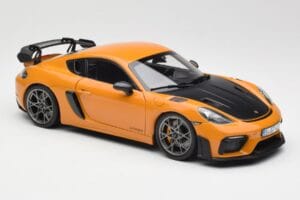 Porsche Cayman GT4 RS 982 Weissach Package Bahama Yellow Norev 1:18 187252 Metal — billede 6 af 8