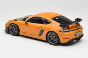 Porsche Cayman GT4 RS 982 Weissach Package Bahama Yellow Norev 1:18 187252 Metal — billede 7 af 8