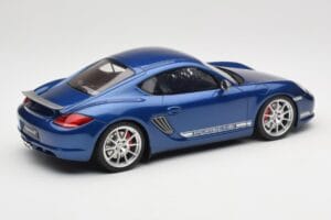 Porsche Cayman R 987.2 Aqua Blue Metallic GT Spirit 1:18 GT901 Resin — billede 2 af 6