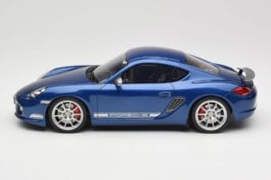 Porsche Cayman R 987.2 Aqua Blue Metallic GT Spirit 1:18 GT901 Resin — billede 3 af 6