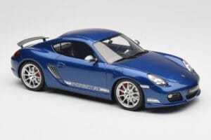 Porsche Cayman R 987.2 Aqua Blue Metallic GT Spirit 1:18 GT901 Resin — billede 4 af 6