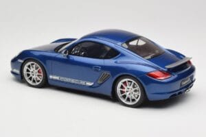 Porsche Cayman R 987.2 Aqua Blue Metallic GT Spirit 1:18 GT901 Resin — billede 5 af 6
