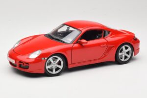 Porsche Cayman S 987.2 Rød Maisto 1:18 31122 Metal