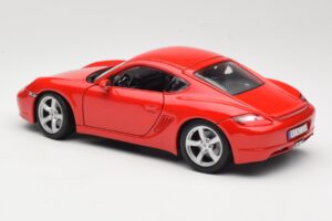 Porsche Cayman S 987.2 Rød Maisto 1:18 31122 Metal — billede 7 af 8
